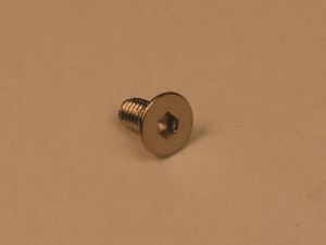 SCREW STEEL FHC/90 M4X8,STAINLESS BRUSHED