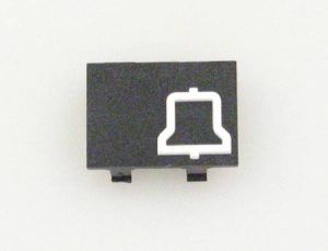 INSERT - DOUBLE, FOR PUSH BUTTON TYPE 7069, WHITE CHARACTER (ALARM)