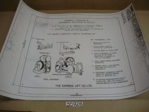 HANDWINDING NOTICE MOTOR ROOMS