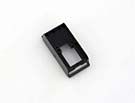 REAR HOUSING FOR SINGLE PUSH BUTTON TYPE 7069 PUSH, BLACK, 1MM THICK