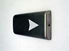FACE PLATE - FOR VERTICAL HALL LANTERN, BRUSHED S/S, SINGLE DOWN ARROW