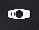 CHICKLET - VR TYPE, FOR OTIS2000 & GEN2, BLACK LEGEND, W/O BACK LIGHTING (MRK DC ON L/H)