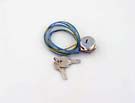 KEYSWITCH - CHROME, 24V,  KEY REMOVABLE (DOM SH3), WIRING W/O WAGO CONNECTOR