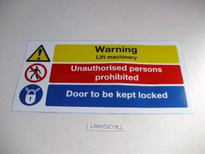 A216A DANGER NOTICE
