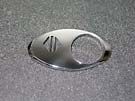 CHICKLET - FOR GEN 2, OVAL, CHROME MIRROR,  W/O BRAILLE (MRK DO ON L/H)