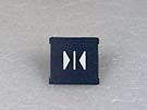 CHICKLET - FOR SUBS MODEL PUSH BUTTON, BLACK, SQUARE, W/O BRAILLE  (WHITE MRK DC) FITS INTO MAA471AM1