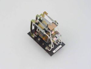 RELAY - BROWN PHENOPLAST, 2N/O, 3N/C, W/O COIL
