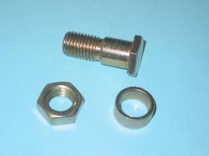 SHAFT & FIXINGS FOR CAR & COUNTERWEIGHT GUIDE ROLLER, 76MM DIA