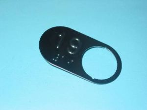 CHICKLET - FOR GEN 2 PREMIER, S/S BLACK BACKROUND W/BRAILLE (MRK 19 ON L/H)