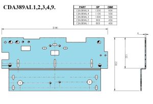 HANGER TECHNA LANDING DOOR CENTRAL OPENING SF-NF-TRF OP800