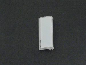 PRESSEL - FOR LM PUSH BUTTON, DOUBLE, PLASTIC, WHITE, VERTICAL R/H  (BLANK + OTIS LOGO)
