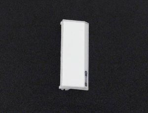 PRESSEL - FOR LM PUSH BUTTON, DOUBLE, PLASTIC, WHITE, VERTICAL L/H  (BLANK + OTIS LOGO)