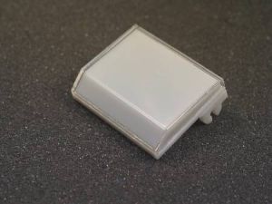 PRESSEL - FOR LM PUSH BUTTON, SINGLE, PLASTIC, WHITE, HORIZONTAL / VERTICAL (BLANK )