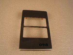 FACE PLATE - FOR TWO LANDING PUSH BUTTONS  TYPE 9665 & 23500