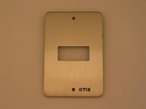 FACE PLATE - FOR SINGLE HALL PUSH BUTTON TYPE E-C2000