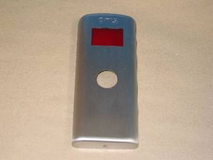 FACE PLATE FOR SINGLE HALL BUTTON - BRUSHED S/S, WITH OTIS LOGO, WITH COMBINED HPI