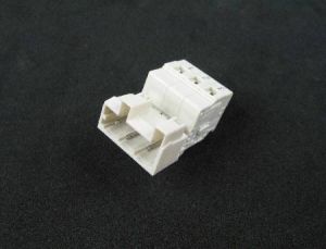 CONNECTOR - WAGO, 3WAY, 5MM PITCH, WHITE COLOUR