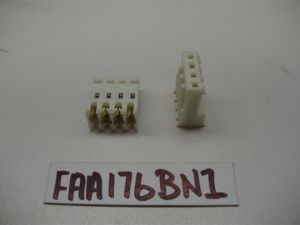 CONNECTOR, FEMALE 4-POLE,PITCH= 4MM