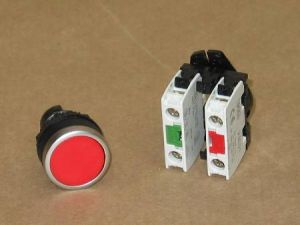 PUSH BUTTON, HOOKED STOP,