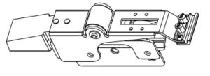 LOCK BEAK ASSEMBLY - L/H, FOR TECHNA/MPLIM/PRIMA/PRIMA-S DOORS W/O ROLLERS FAA23400K4