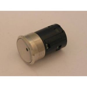 PUSH BUTTON - TYPE MCS, VR, POLISHED S/S, GREEN LED ILLUM.