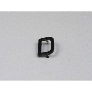 INSERT - FOR TEMPO/SUB TYPE PUSH BUTTON, BLACK, LEGEND (D)