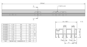 THRESHOLD LANDING DOOR PRIMA-S 2V OP 700 LH