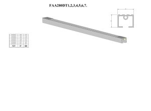 THRESHOLD DECORATIVE TECHNA LANDING DOOR LATERAL OPENING OP1300