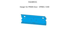 HANGER FOR PRIMA DOOR LATERAL OPENING OP=900 DOFRW=1540MM