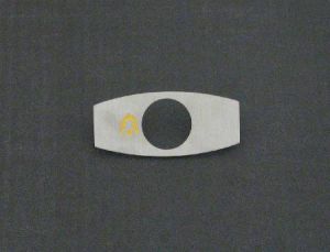 CHICKLET - VR TYPE, FOR OTIS2000 & GEN2, YELLOW LEGEND, W/O BACK LIGHTING (MRK ALARM ON L/H)