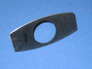 CHICKLET - VR TYPE, FOR OTIS2000 & GEN2, BLACK LEGEND, W/O BACK LIGHTING (MRK -1 ON L/H)