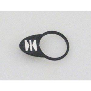 CHICKLET - BLACK WITH WHITE LEGEND (MRK DOOR CLOSE ON L/H), FOR CRESCENDO /MEZZO/ALTO BUTTONS