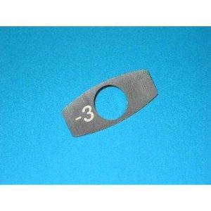 CHICKLET - VR TYPE, FOR OTIS2000 & GEN2, WHITE LEGEND, W/O BACK LIGHTING (MRK -3 ON L/H)