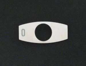 CHICKLET - VR TYPE, FOR OTIS2000 & GEN2, BLACK, WITH BACK LIGHTING (MRK 0 ON L/H)