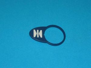 CHICKLET - BLUE WITH WHITE LEGEND (MRK DC ON L/H), FOR CRESCENDO /MEZZO/ALTO BUTTONS