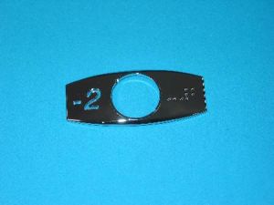 CHICKLET - CHROME, S/S, W/BRAILLE (MRK -2 ON L/H)