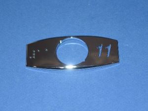 CHICKLET - CHROME, S/S, W/BRAILLE (MRK 11 ON R/H)