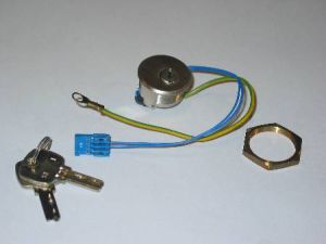KEYSWITCH UE1 BRUSHED CHROME,1 POSITION