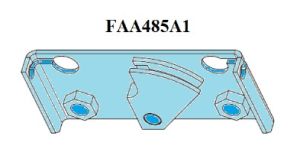 BRACKET / ANCHOR FOR AIRCORD ON TECHNA 2PSO LANDING DOOR