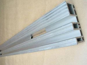 THRESHOLD / SILL - FOR 1300mm 2PSO TECHNA CAR DOORS, WITH SLOTS, L/H