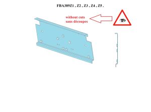 HANGER PRIMA-S LATERAL OPENING OP700 WITHOUT CUTS