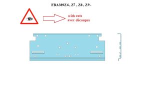 HANGER PRIMA-S TLD LANDING DOOR LATERAL OPENING OP850 WITH CUTS