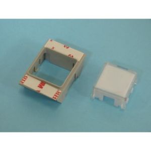 SQUARE BUTTON WITH MICRO-PATH