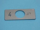 CHICKLET - SENATOR, FOR COP EN81-70, MRK 4 ON L/H, WITH BRAILLE