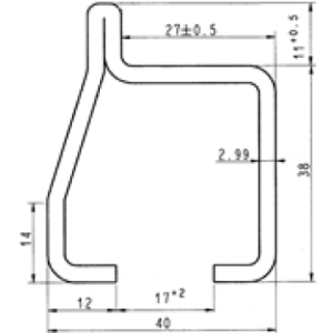 TRACK,UPPER LANDING RETURN LINE RH