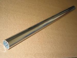 HANDRAIL - BRUSHED CHROME FINISH, ONDA TYPE, 335MM LONG