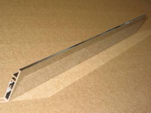 KIT PLATE - FOR CAR ASSEMBLY CZ-CW & CS-CL MRL, CHROME FINISH, 440MM LONG
