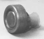 ROLLER - KICKING, STEEL, 1/4 INCH SHOULDER,  1 3/8 INCH DIA, 1/2 INCH THICK