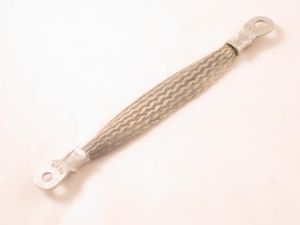 CONNECTOR - COPPER BRAID, 1/2 INCH WIDE, 7 INCH LONG, FOR 6754 & 6830 RELAYS (SLEEVED)