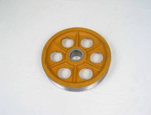 SHEAVE / PULLEY - 3 X 10MM ROPES, 575 DIA, GROOVE TYPE A
